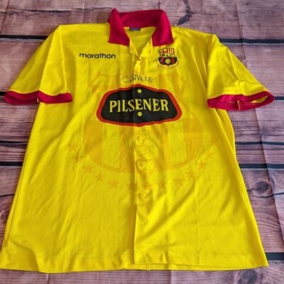 BARCELONA TEAM JERSEY MATCH WORN RETRO