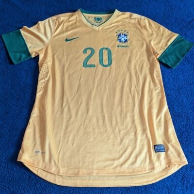 BRAZIL NATIONAL TEAM JERSEY MATCH WORN