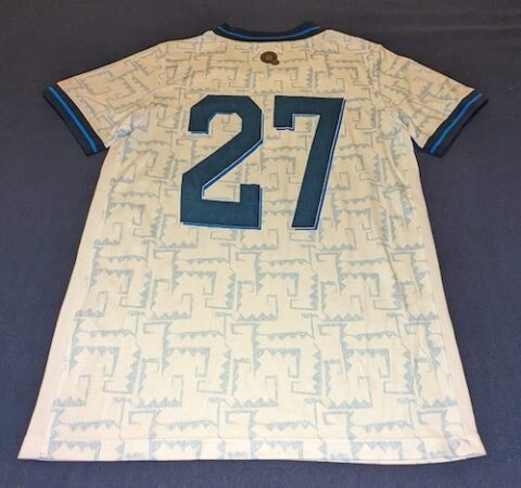 EL SALVADOR NATIONAL TEAM JERSEY MATCH WORN | mrmatchworn.mx