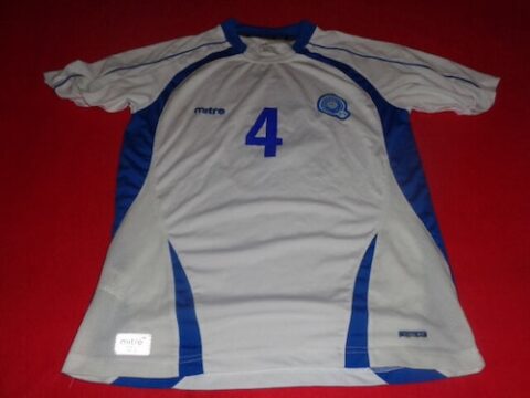 EL SALVADOR NATIONAL TEAM JERSEY MATCH WORN | mrmatchworn.mx