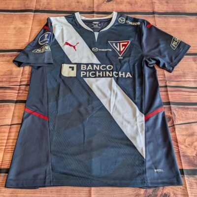 LIGA DE QUITO TEAM JERSEY MATCH WORN SUDAMERICA CUP