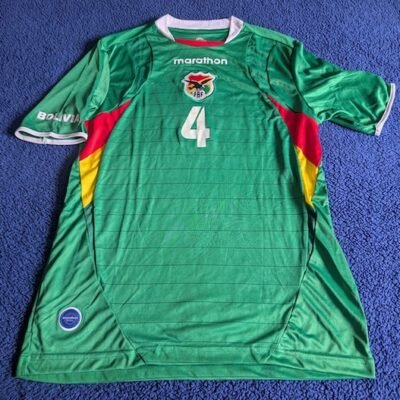 BOLIVIA NATIONAL TEAM JERSEY MATCH WORN