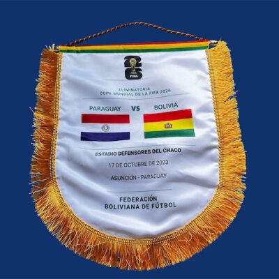 BOLIVIA NATIONAL TEAM PENNAT SWAP BY CAPTAIN QUALIFICATIONS GAMES VS PARAGUAY