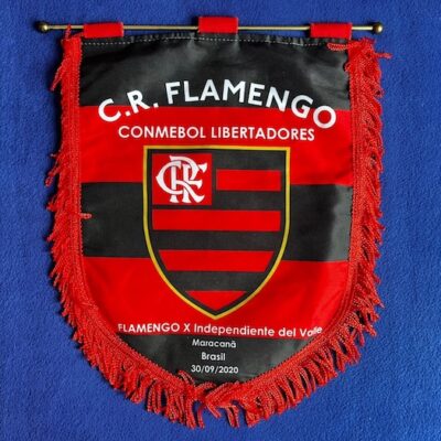 FLAMENGO VS IDV PENNANT SWAP CAPTAIN LIBERTADORES CUP 2020