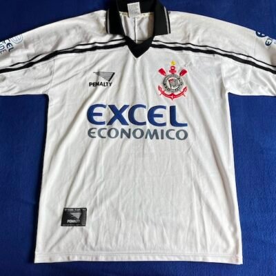 CORINTHIANS TEAM JERSEY MATCH WORN RETRO GAMARRA