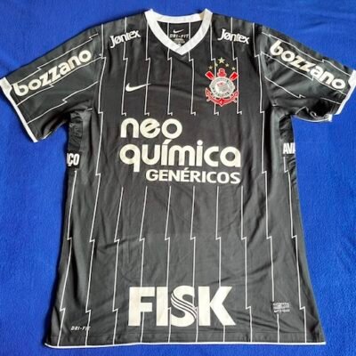 CORINTHIANS TEAM JERSEY MATCH WORN 7