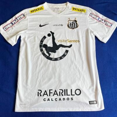 SANTOS TEAM JERSEY MATCH WORN ROBINHO IN HONOR TO PELÉ