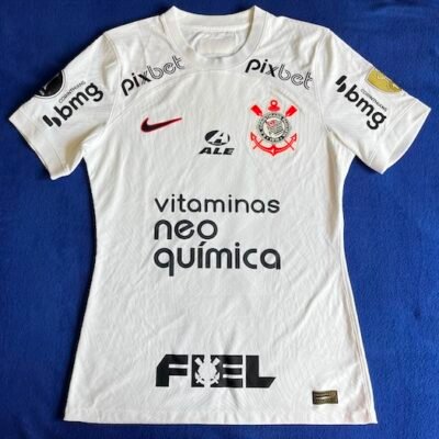 CORINTHIANS TEAM JERSEY MATCH WORN LIBERTADORES CUP YURI