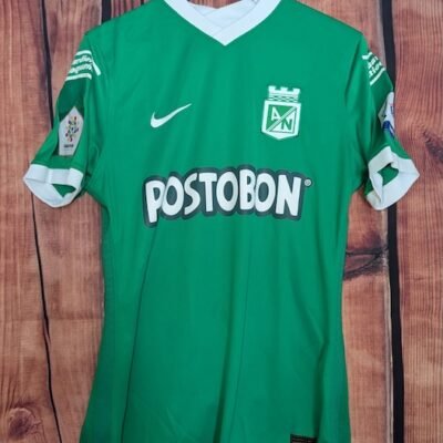 ATLETICO NACIONAL JERSEY MATCH WORN 13 AGUIRRE 2022
