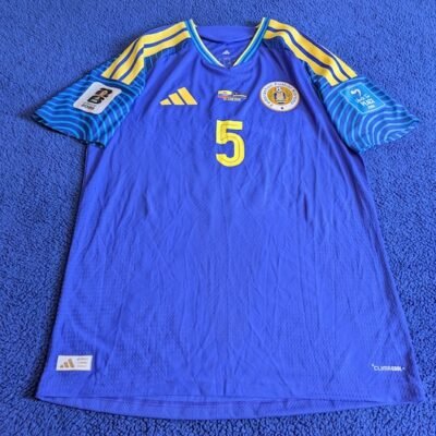CURAZAO NATIONAL TEAM JERSEY MATCH WORN WORLD CUP 2026
