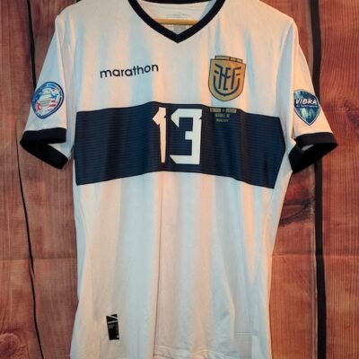 ECUADOR NATIONAL TEAM JERSEY MATCH WORN VALENCIA COPA AMERICA 2024